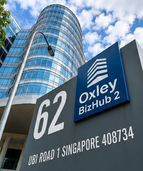 Oxley Bizhub 2, 62 Ubi Road 1, Singapore, home of the Forest3 Design showroom