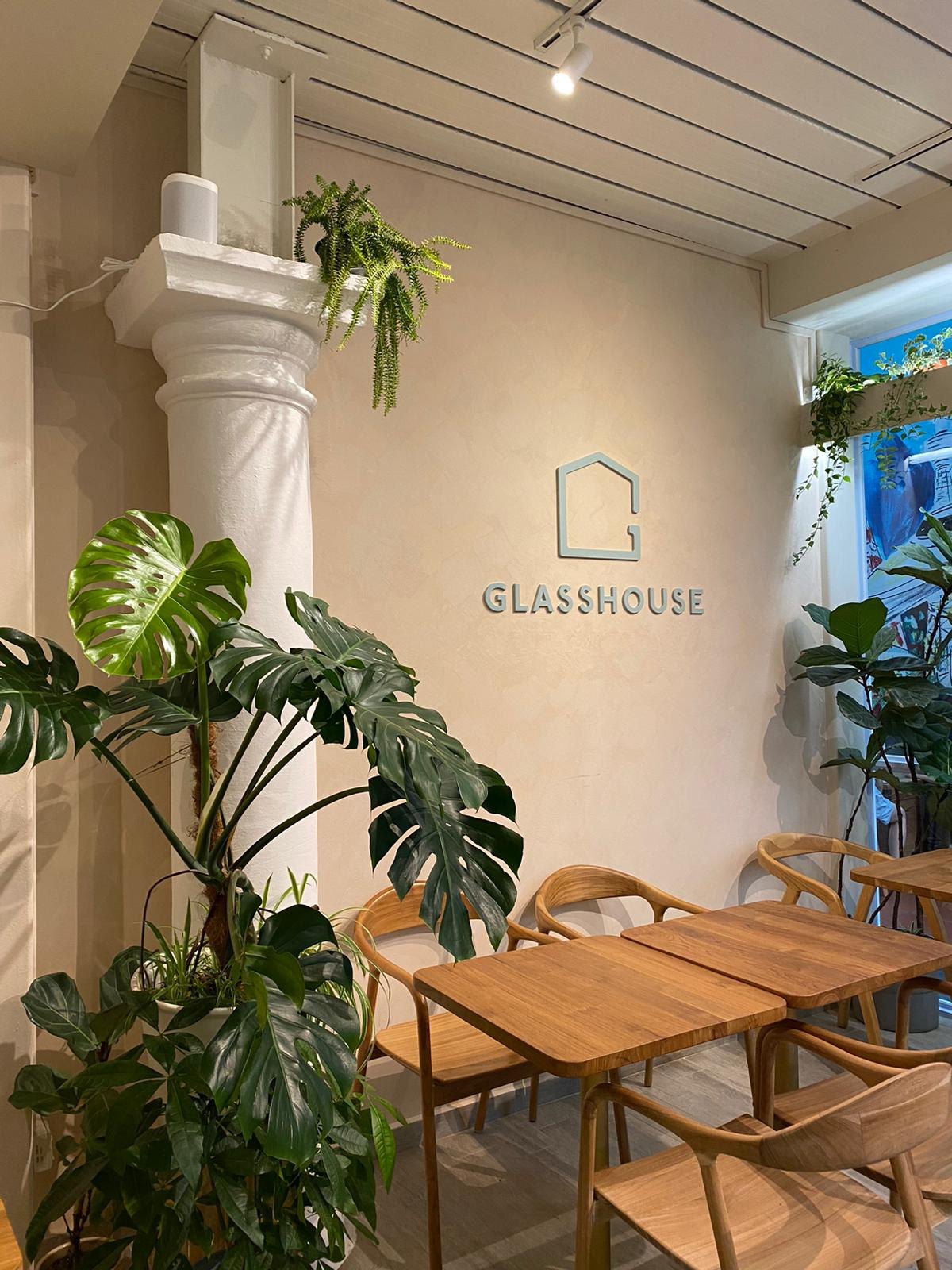 Limewash feature wall at Glasshouse at Chimes